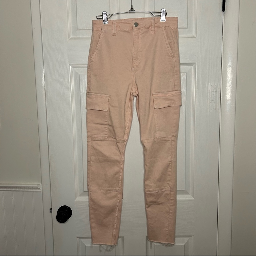 Favorite Daughter Super High Rise Cargo Ankle Skinny Pants